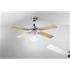 Perenz Ventilatore Soffitto Luce 4 Pale Lampadario ø 105 cm Perenz 7064 CR