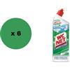 Fresh WC NET CANDEGGINA Gel MOUNTAIN FRESH Disinfettante per Sanitari - 700 mL x 6pz