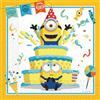 Disney 20 TOVAGLIOLI CARTA MINIONS 33x33🎁