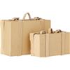 Creativ 263990 Mini valigie vintage in cartapesta 2 pezzi/1 set beige
