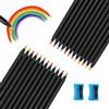 CiciIng Matita arcobaleno 24 pezzi matite arcobaleno con 2 temperini matite col