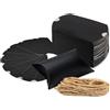 Hudiepan 100 Pezzi Scatole Cuscini Carta Kraft Vintage Portaconfetti per Bomboniere C