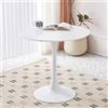 EGOONM Tavolo rotondo 80cm sala da pranzo bar cucina design moderno scandinavo Tulip