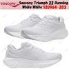 Saucony Triumph 22 Running Bianco Bianco S20964-203 Taglia Uomo