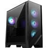 MSI Case PC Micro Tower colore Nero, Trasparente - MAG FORGE 320R AIRFLOW