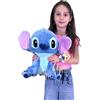 Disney Stitch Angel o Leroy 37cm Grande Peluche Disney Lilo & Stitch Alieno Blu