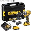 DEWALT DCD703L2T-QW avvitatore multitesta 12v 2 batterie 3ah 4 mandrini tstak
