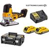 DEWALT DCS335D2 seghetto alternativo 18v 2 batterie 2ah 135mm brushless tstak