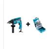 Makita Trapano a Percussione MAKITA HP1640 (680 W)+set Punte