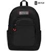 Seven Zaino Scuola Doppio Scomparto Freethink Unisex Seven® - Jet Black