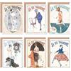 Artery8 La Vie Parisienne French Woman Ibis Cuckoo Clock War Greeting Cards W