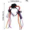 Non specificato Accessori per capelli treccia divertente nastro colorato fascia varie opzioni di