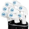 8ps Golf Iron Club Coperture per golf da ricamo con protezione di laurea