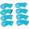 8ps Golf Iron Club Coperture per golf da ricamo con protezione di laurea