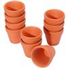 Pz5 Vasetto cm 4 Mini per Cactus Piantina Grassa Vaso Terracotta