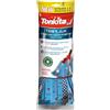 TONKITA | Triplex Mop Ricambio con Antibatterico e Abrasivo, Mocio Lavapavimenti Senza Manico Extra Assorbente con 3 Fibre Pulenti per Sporco Ostinato