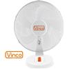 Vinco VENTILATORE DA TAVOLO A 5 PALE 40W CM.40 VINCO 70602 MONTAGGIO FACILE E RAPIDO