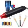 Deuvuo Mini Pistola Termica,Pistola Aria Calda Professionale 300W per Fai da Te,