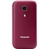 Panasonic Cellulare a conchiglia senior Panasonic KX-TU400 Rosso