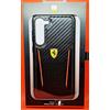 Apple Ferrari PU Carbon Hard Case for Samsung Galaxy S23+ Black