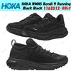 Hoka One One HOKA WMNS Bondi 9 Running Nero Nero 1162012-BBLC Taglia Donna