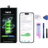 Deji nessun messaggio errore BATTERIA POTENZIATA come originale NUOVA per APPLE iPhone 12 PRO MAX (CON VIDEO)
