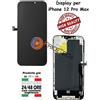SCHERMO VETRO TOUCH SCREEN LCD DISPLAY PER APPLE IPHONE 12 PRO MAX BOX