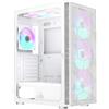 MONTECH X3 Mesh Midi-Tower PC Case da gioco Bianco