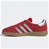 Adidas Originals Munchen IN Rosso Scarlatto e Argento UK 10