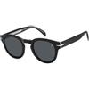 DAVID BECKHAM Occhiali da Sole DB 7041/S FLAT 7C5/IR Nero grigio Uomo