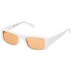 Guess Occhiali da Sole GU8278 21E Bianco marrone Uomo Donna