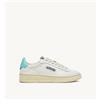 AUTRY ADLW WN11 DALLAS sneakers da donna in pelle colore Bianco Turchese
