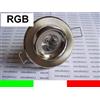 RGB FARETTO LED INCASSO 30° GU10 3W CAMBIACOLORE + TEL.