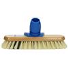Sorbo Scrubber - 22 cm - Spazzola di pulizia robusta con setole in fibra dura - Corpo in legno - Per interni ed esterni - Ideale per strofinare pavimenti, terrazze e piastrelle - Diametro 24 mm
