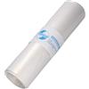 Deiss Premium - Sacchi della spazzatura, bianco o trasparente, da 70 o 120 litri, 120 Liter - 70 my, trasparente, 1