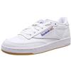 Non applicabile (TG. 36 EU) Reebok Club C 85, Sneaker Uomo, Bianco (Intense White/Royal-Gum), 36