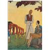 Artopweb EC20319 CORNERO Golf Decorative Panel, Wood MDF, Multicolour, 48x68 Cm