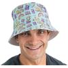 Chaks - Cappello da pescatore anni '90, cappello da sole per donna e uomo | Cappello da pescatore in stile retrò, accessorio estivo per festival, Carnevale e feste in giardino
