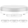 ledscom.de LAMPADINA GX53 LED 4 PEZZI BIANCO 4000K 4W 420LM 96° OPACO ILLUMINAZIONE EFFICIE
