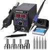 Yofuly 8786D Stazione Saldante, 750W Stazione Saldatura ad Aria Calda SMD 2 in 1