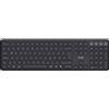 Trust Vaiya Bluetooth® Tastiera Tedesco, QWERTZ Nero Ricaricabile