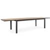 bizzotto Tavolo Allungabile Da Esterno In Alluminio Antracite 100x220-340 Belmar Bizzotto
