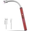 MOSUO Accendino Elettrico,Accendigas USB Ricaricabile Accendino Lungo per C