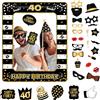 POPOYU Cornice gonfiabile per 40° compleanno cornice per selfie e 34 oggetti