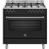 LA GERMANIA AMN965ENEV CUCINA 90X60 5 FUOCHI A GAS FORNO ELETTRICO COLORE NERO