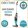 Cecotec Aspirapolvere 2in1 SENZA SACCHETTO Scopa Elettrica con Filo 800W 15Kpa leggero