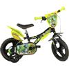 Dino Bikes Bici per Bambino Bicicletta Dino Bikes Dinosaur Dino T Rex Taglia 12" Pollici