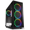 SHARKOON CASE TG4M RGB ATX VETRO TEMPERATO 6 SLOT ESPANSIONE, 3X120MM FAN FRONT,