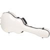 Crossrock Custodia rigida in fibra di vetro per chitarra jazz archtop 17 | Finitura lucida, serratura TSA, interno in velluto blu - Protezione professionale