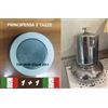 Lavazza FILTRO INOX + GUARNIZIONE 3 TAZZE PER CAFFETTIERA PRINCIPESSA LAVAZZA 02 2025